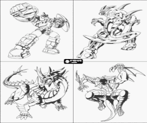 zaproszenia na urodziny ze schematami bakugan karty urodziny